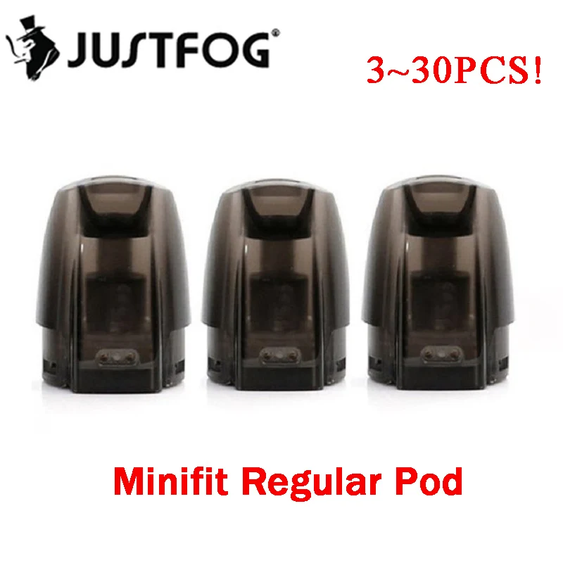 Оригинальный картридж Justfog Minifit для электронной сигареты 3 ~ 30 шт./лот 1 5 мл Ом |