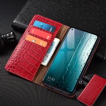 Magnet Natürliche Echte Leder Haut Flip Brieftasche Buch Telefon Fall Abdeckung Auf Für Samsung Galaxy A52 A72 2021 4G 5G EINE 52 72 128 GB