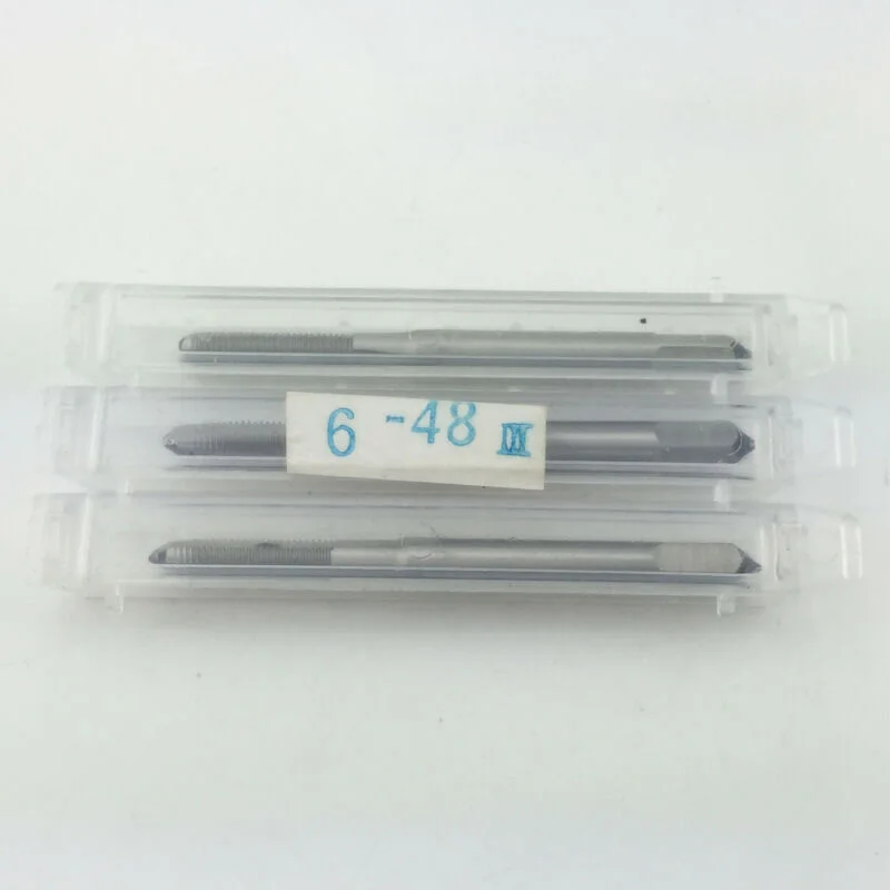 6-48 UNS 3 Flute Thread Tap Taper Plug And Bottom Cone Metalworking Accessory