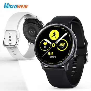 

2020 new Microwear Smart Watch SG2 Retina Display 3D HD Screen Wireless Charging ECG Heart Rate Weather Forecast IP68 Smartwatch