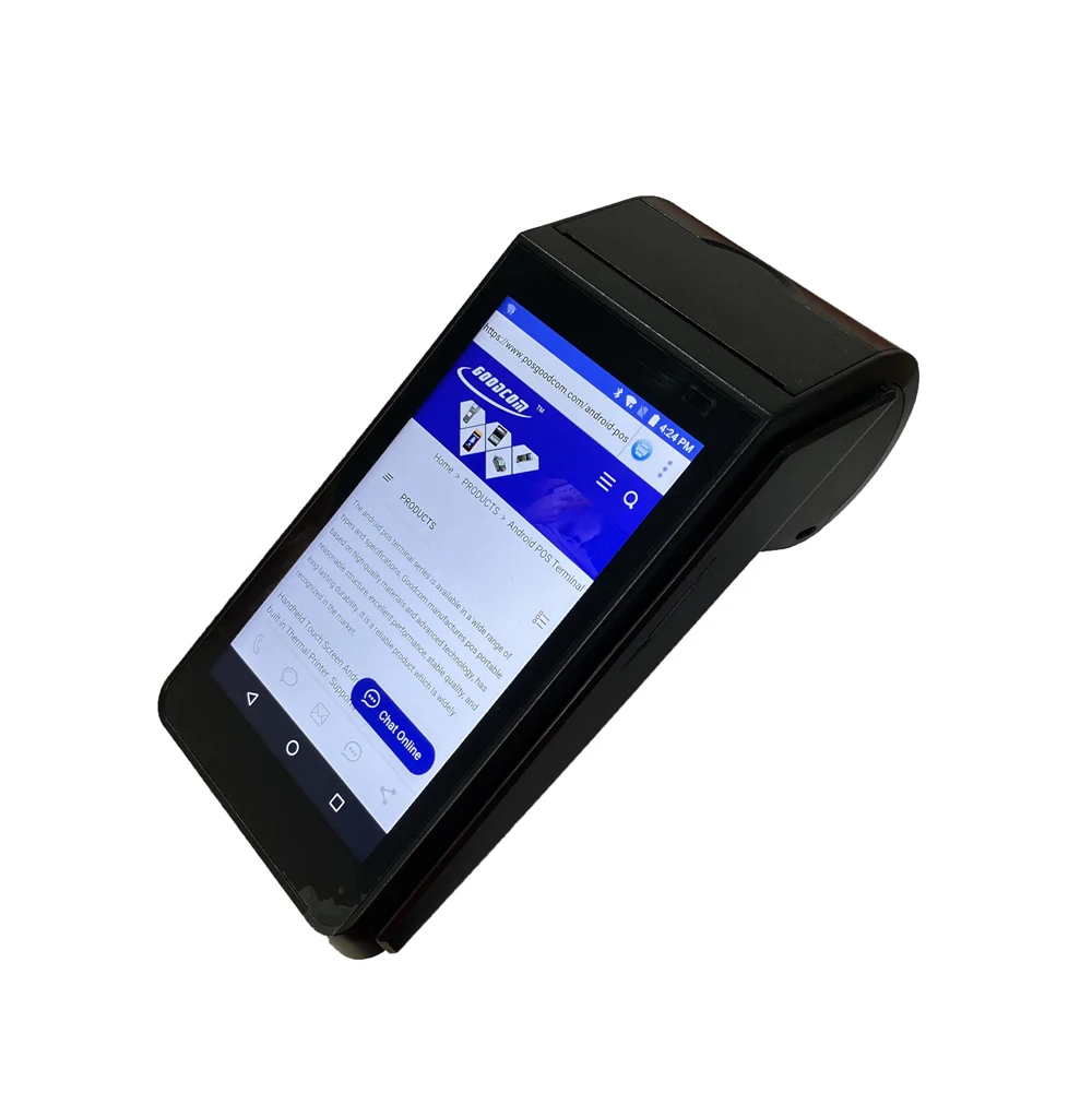 Портативный сканер штрих кода Nfc Pos Android терминал с принтером|Принтеры| |