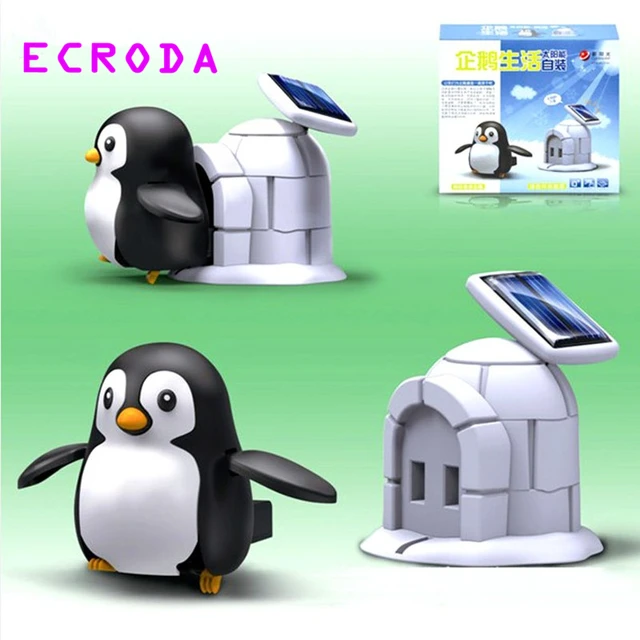 New Toys  solar toys children puzzle game  penguin mini interaction gifts   kids 6