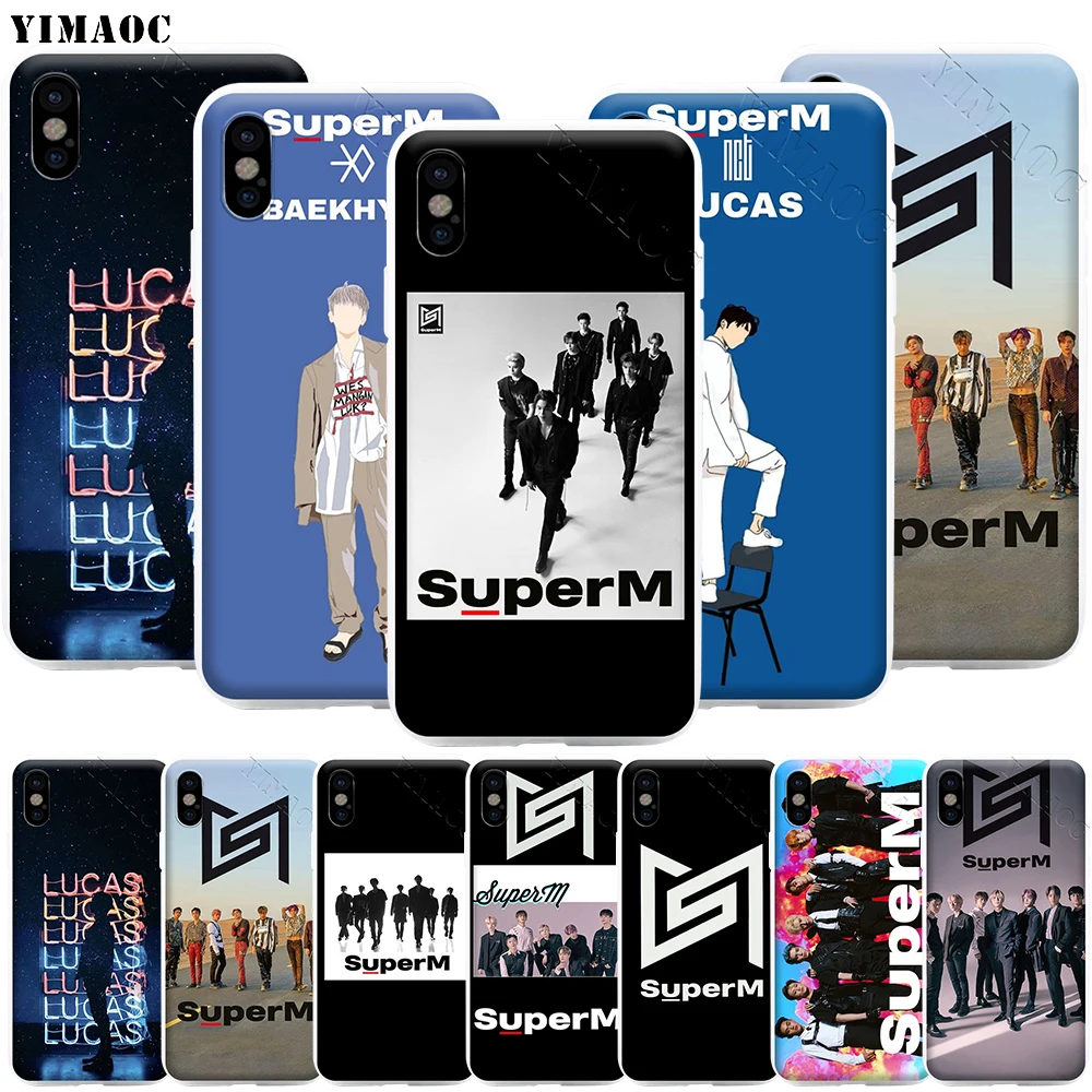 Чехол YIMAOC SuperM для iPhone 11 Pro XS X XR Max 8 7 6 6S Plus SE 5S | Мобильные телефоны и аксессуары