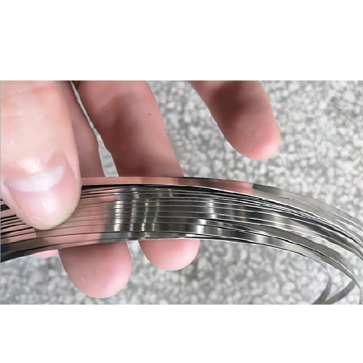 Stainless Steel Wires Stainless Steel Sheet 1Pcs High Elasticity 301 Stainless Steel Narrow Foil Strip Roll Length 5M Width 5mm 10mm 20mm Thick 0.1/0.15/0.2/0.3/0.4/0.5mm