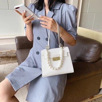 

Fashion Stone Pattern Shoulder Bag High Quality Crossbody Bags for Women 2020 Summer Handbags Luxury Women PU Leather Hand Bag