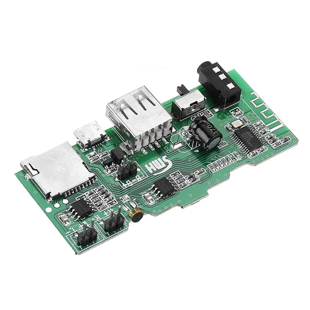 LEORY 2*3 Вт беспроводной bluetooth модуль аудиоресивера MP3 декодер плата u-диск AUX FM TF карта MP3 плеер модуль DAC