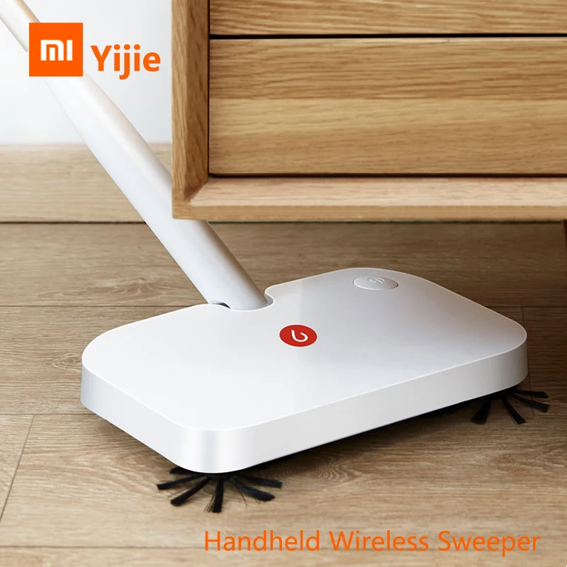 

Xiaomi Yijie Wireless Handheld Sweeper Ye-01 Intelligent Sweeping Machine Floor Cleaner with 30pcs Replacement Non-woven Fabric