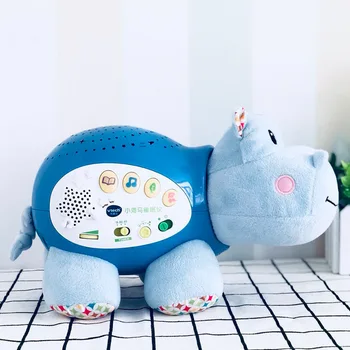 

VTech Weiyida Mini Hippo Sleep Instrument Baby Comforter Toys Sleeping Projection Baby Sleeping Toys