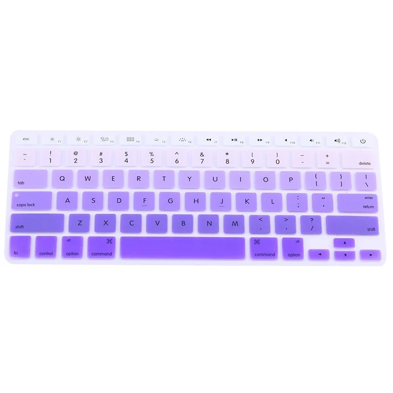 Наклейки на клавиатуру для Macbook 13 15 Air13 протектор Teclado силиконовые английские буквы градиентная Защита клавиатуры клавир