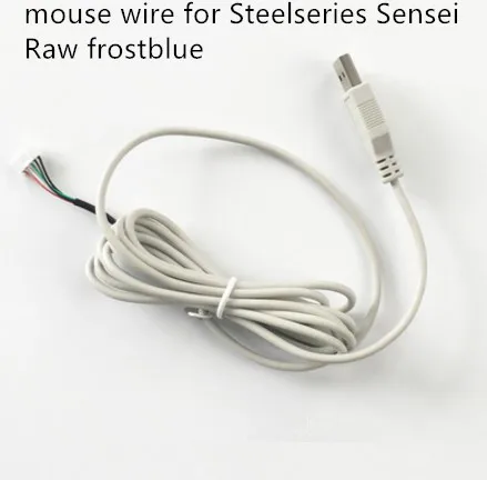 1 шт. оригинальный кабель для мыши провод Steelseries сэнсэй сырой Frostblue | Компьютеры и