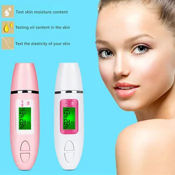 

Digital Lcd Display Skin Sensor Tester Face Moisture Water Oil Analyzer Facial Skin Care Tester Machine Monitoring Tool