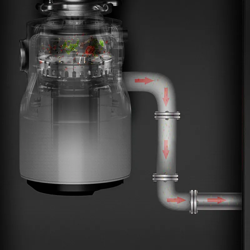New in 2020 Food Waste Disposer German 1200W motor Technology septic assist 1 HP Household garbage disposer 4
