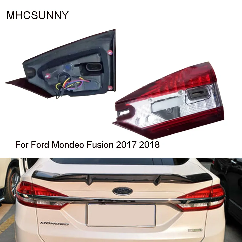 Внутренняя хвост светильник светодиодный для Ford Mondeo Fusion 2017 2018 сзади заднего