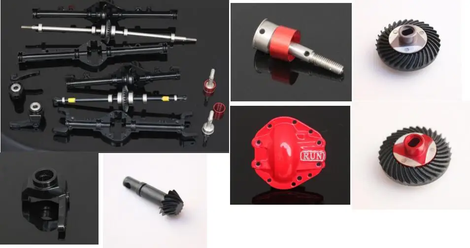 1/10 RCRUN AXLE Rock Cralwer climbing car alloy M6 M6C M6S axial scx10 AR10 задние/передние осевые запасные части |