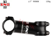 UNO AS-007N Bicycle Stems 7/17 Degree 60-130mm Iamok Mountain Bike Ultra Light Stem Black/White Logo