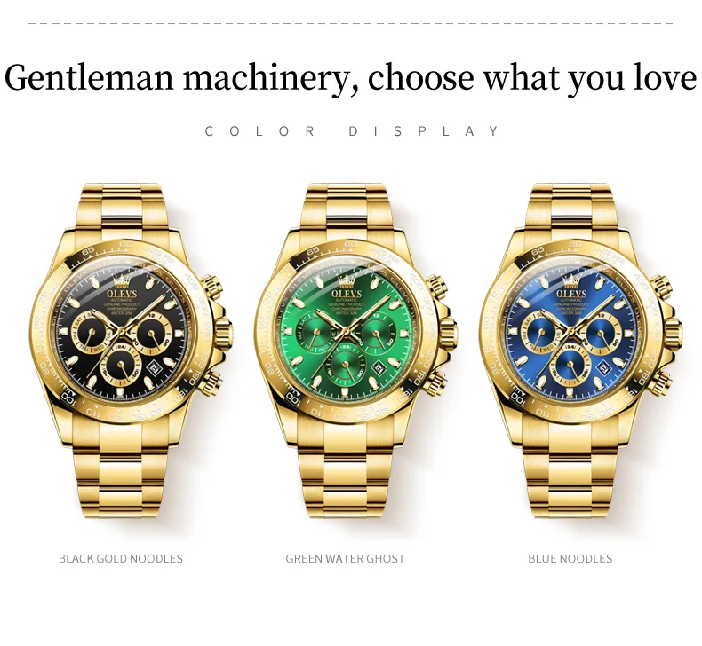 OLEVS 6638 Men’s Automatic Mechanical Watch description image 11