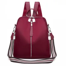 Рюкзак Для женщин стиль корейско-Стиль универсальная анти-утечки Ткань Оксфорд Колледж школьная сумка для покупок, путешествий, Multifuncti