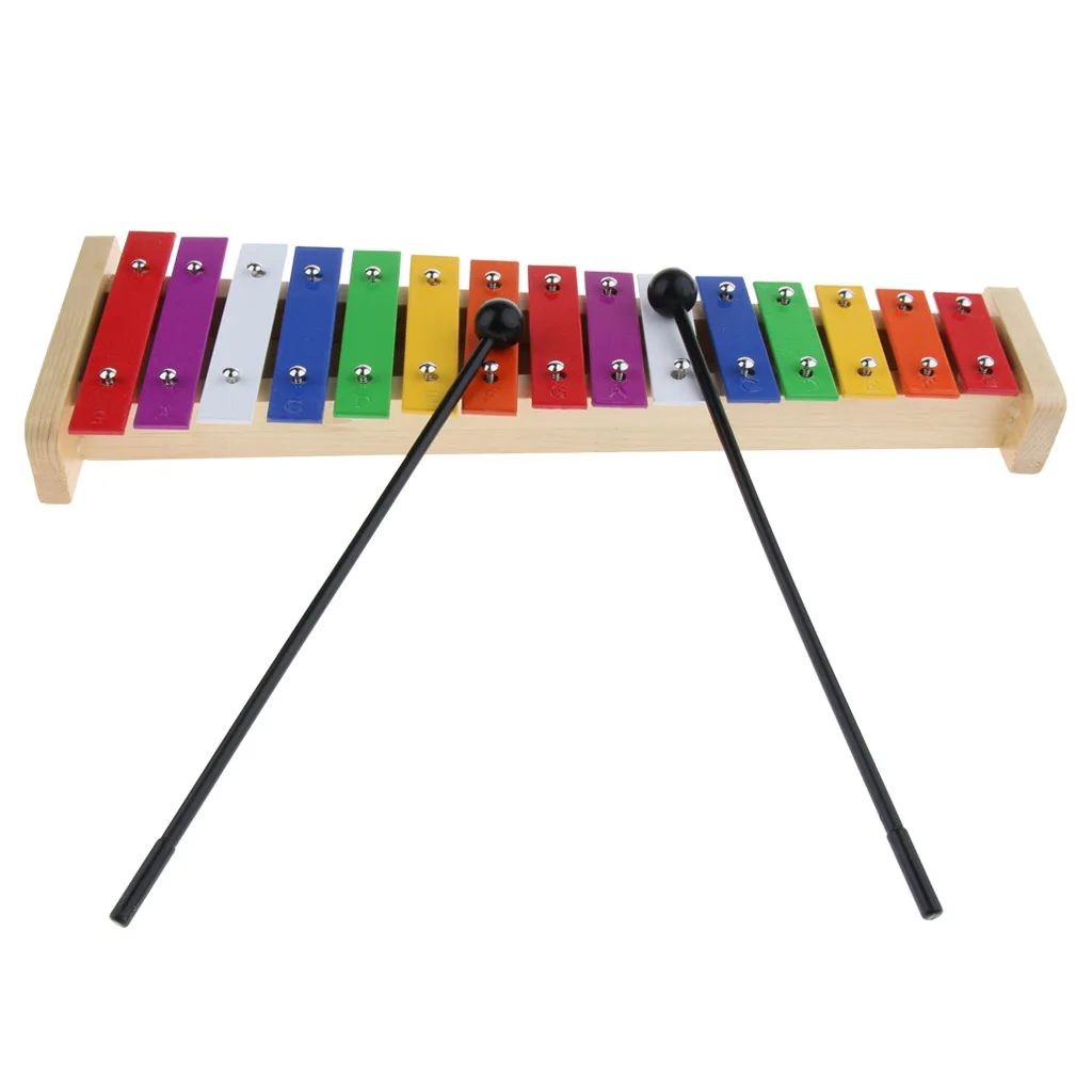 Finest 15 Tone Xylophone Glockenspiel for Kids Preschool Musical Toys
