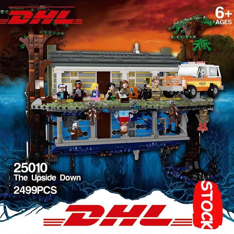 DHL 25010 мир вверх дном подходит legoinglys Stranger 75810 идеи вещи Набор фигурок из фильма
