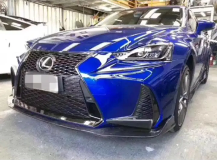 IS комплект из углеродного волокна для кузова автомобиля передняя яркая боковая