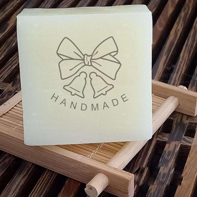 Happy Christmas Series Acrylic Soap Stamp, Handmade Soap Seal, Letters and Patterns, Transparent Chapters, Gift