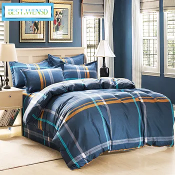 

Home textile,Fashion Reactive Print 4 Pcs bedding sets luxury include Duvet Cover + Bed sheet + Pillowcase housse de couette ad