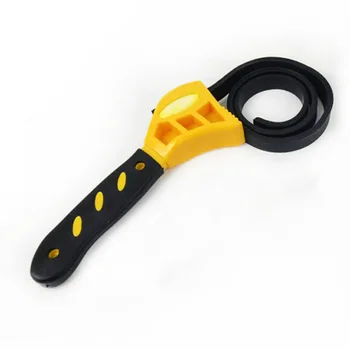 

Multi-function Rubber Strap Wrench Adjustable Spanner For Any Shape Opener Tool