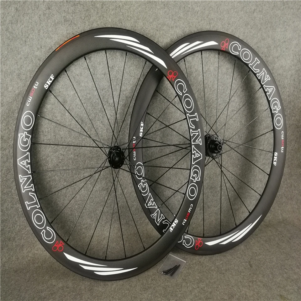 Colnago велосипед диск колесная труба из углеродистого волокна 3K Матовая довод 50 мм