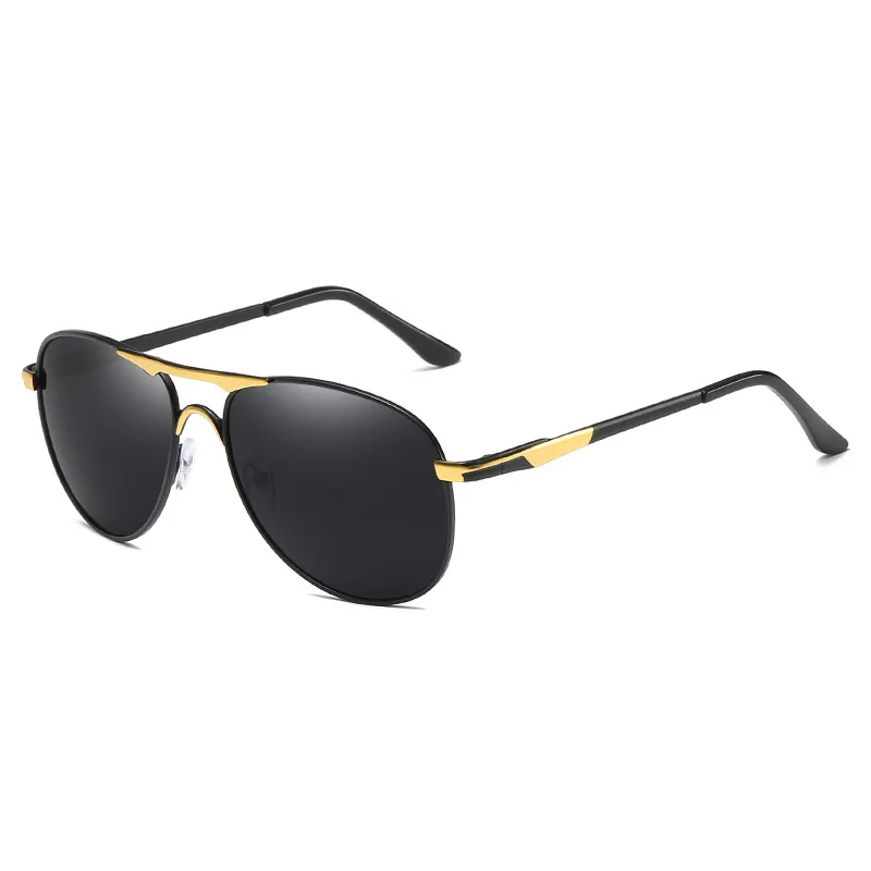 C5 Gold Black Grey MYT_272 поляризационные солнцезащитные очки в оправе Metail, мужские брендовые дизайнерские авиационные солнцезащитные очки, мужские солнцезащитные очки для вождения - Цвет линз: C5 Gold Black Grey