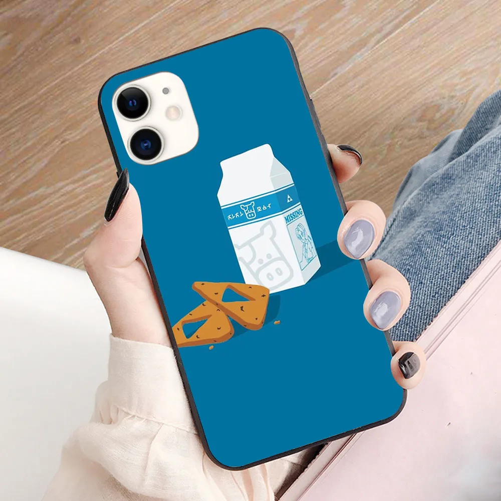 

Milk & Triforce Cookies soft TPU border phone case for iphone 11PRO 11PROMAX 11 X XS XR XSMAX 6 plus 7 7plus 8 8plus cover