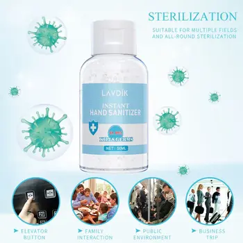 

50ml Refreshing Gel Disposable Sanitizer Antibacterial Gel Sanitizer Disposable Sanitizer Gel Refreshing Disinfectant Liquid