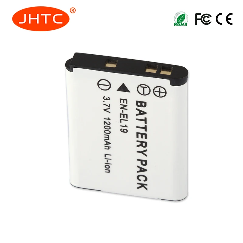 1200mAh ENEL19 EN-EL19 Camera Battery For Nikon Coolpix S2600