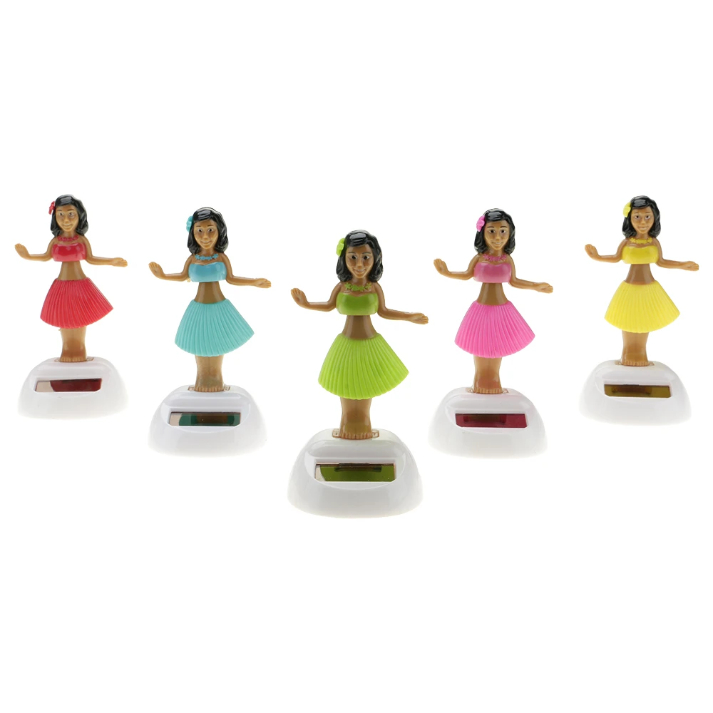 solar hawaiian hula girl