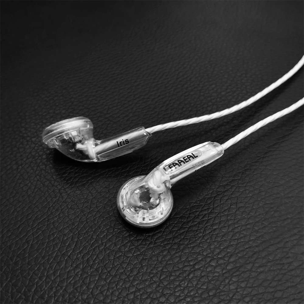 FAAEAL IRIS Transparent Shell 32ohm In Ear Flat Head Earbuds HiFi Bass Sound Quality Earphone For Xiaomi/Huawei/iphone