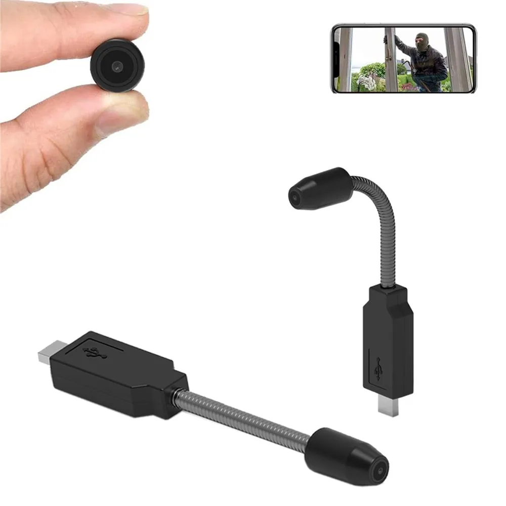 Мини-камера s PNZEO W7 Full HD портативная IP Беспроводная Wi-Fi видеокамера Скрытая