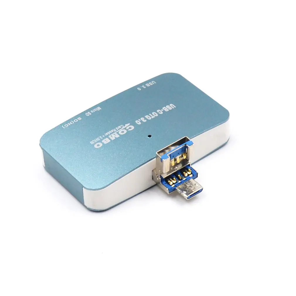 Кард-ридер USB 3,0 все в одном SD/Micro SD Compact Flash смарт-карта памяти Адаптер Тип C OTG SD кард-ридер