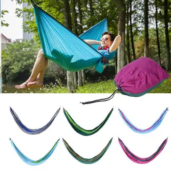 

Nylon Parachute Hammock Portable Single Hammock Parachute Fabric Travel Camping