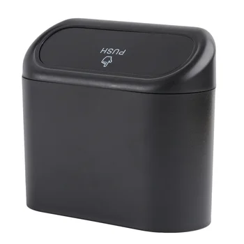 

1Pc Multifunctional Leakproof Portable Automobile Vehicle Car Trash Can Dustbin Waste Container Storage Supplies