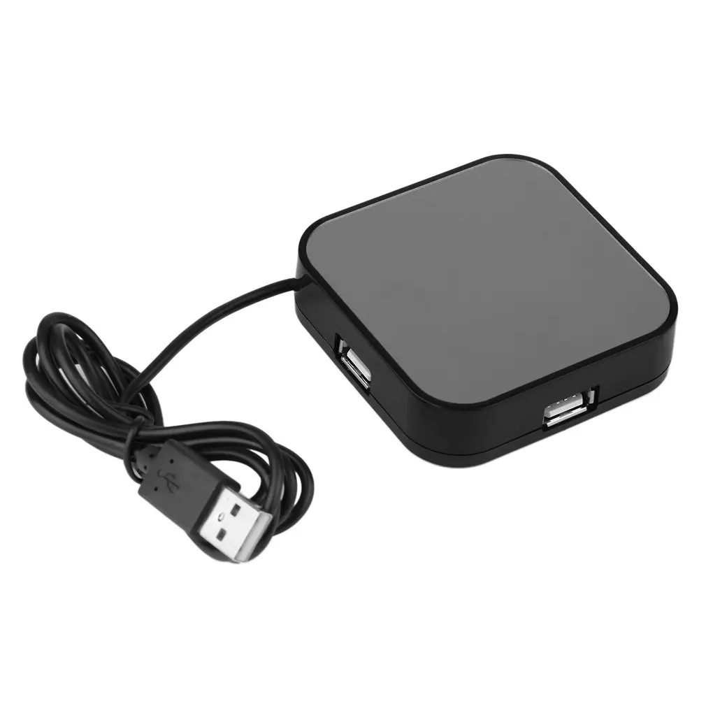 

Mirror Mini Multi 4 Port High Speed USB 2.0 Hub Expander Mirror Interface Splitter USB Deconcentrator For PC For Phone