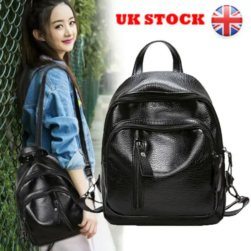 ladies leather rucksack handbag uk