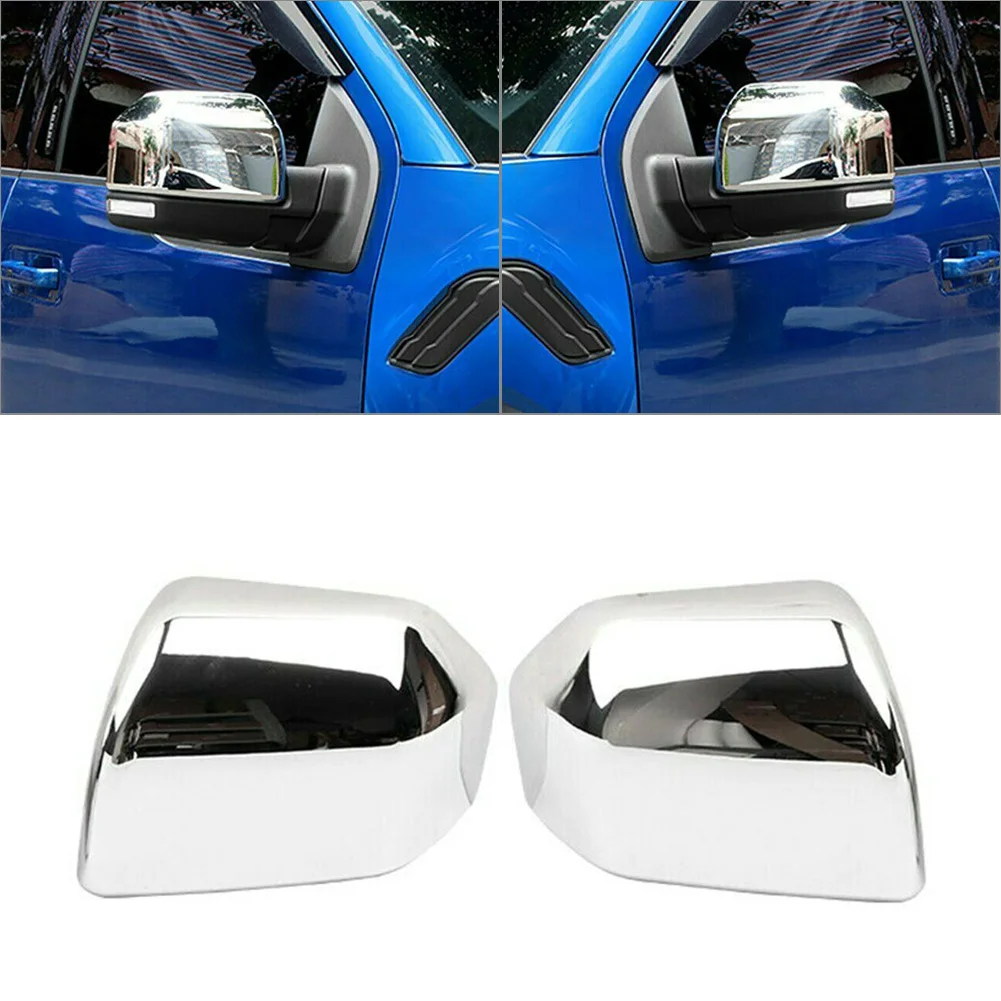 Car Rearview Mirror Cap For Ford F150 F150 4dr 20152019 Side Door