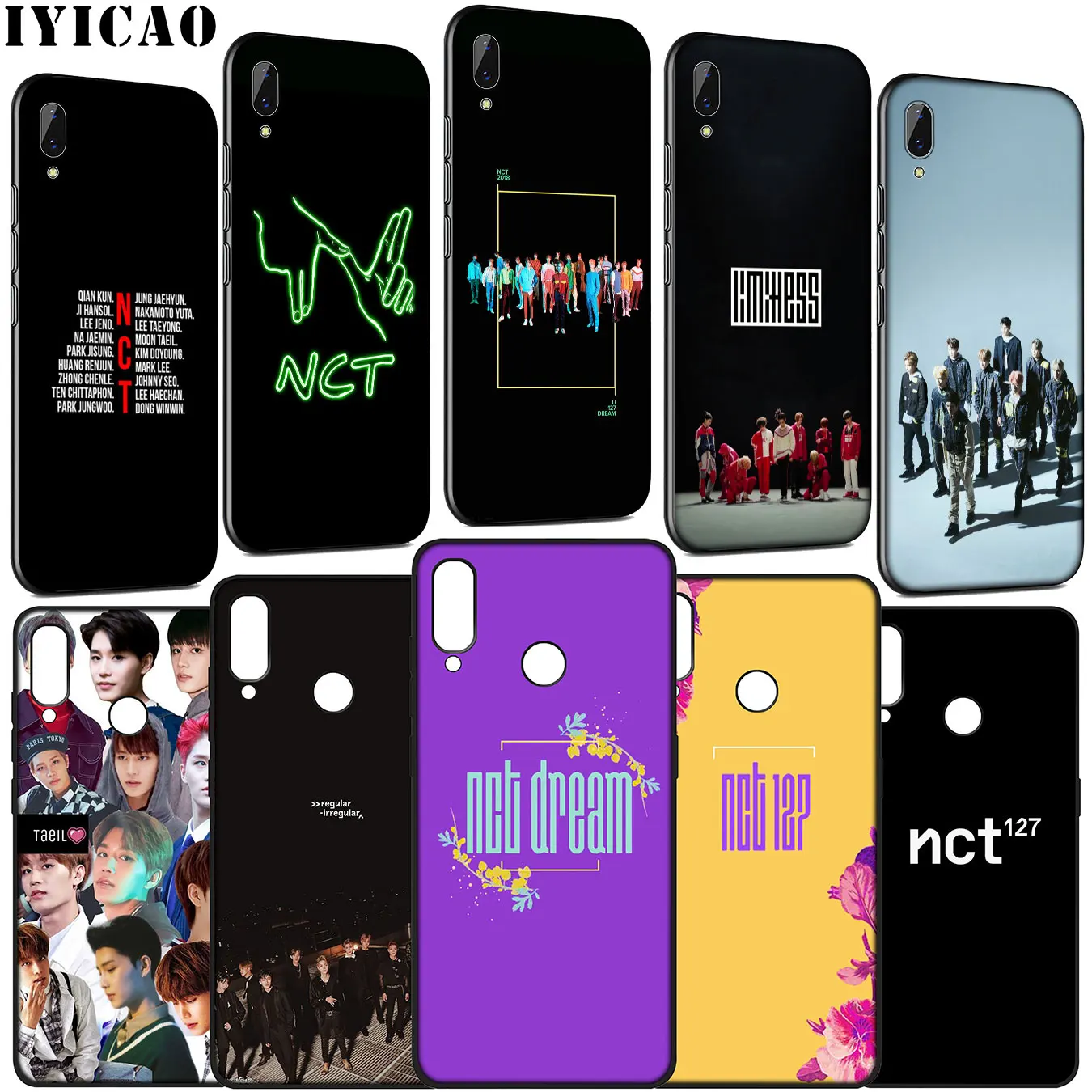 NCT 127 Soft Phone Case for Huawei Y9 Y7 Y6 Prime 2019 2018 Honor 20 10 9 9X 8C 8X 8 Lite 7C 7X 7A Pro |