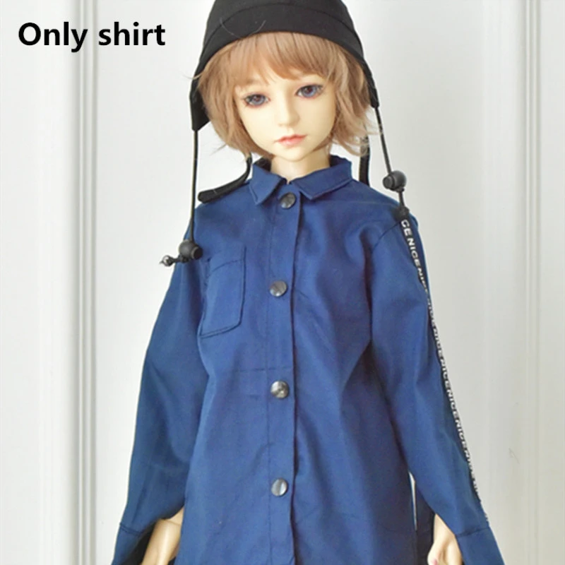ZJF171-3 Белая, красная, синяя, серая Одежда BJD 1/3, 1/4, 1/6, длинная рубашка, тканевая Одежда для кукол, аксессуары, игрушки для детей, кукольная одежда - Цвет: ZJF171-3