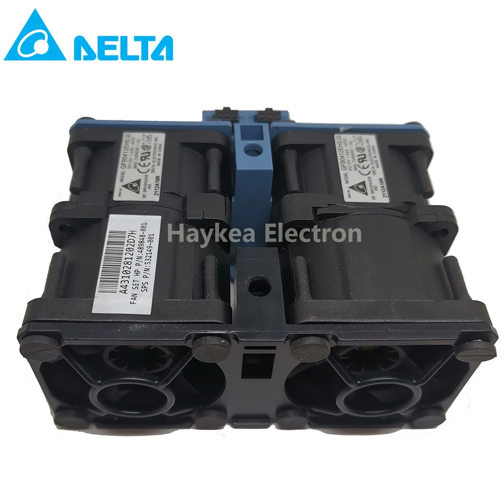 Для сервера delta GFB0412EHS вентилятор для hp DL360 G6 360 G7 DC 12 В 1.82A P/N: 489848-001 SPS P/N: 532149-001