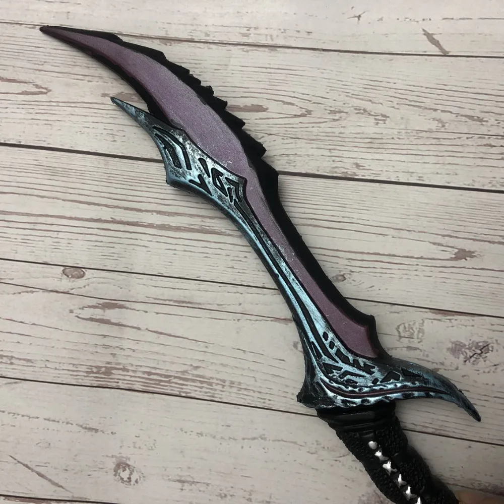 Vyse Scythe 50cm Wow Anti Wizard Elf 1: 1 Weapon Cosplay Game Role Play PU Figure Model Gun Prop Halloween Gift 6