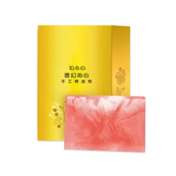 

Red Pomegranate Essential Oil Handmade Soap Oil Control Face Cleaning Soap facial skin care Pomegranate handmade soap