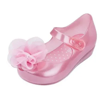

Mini Melissa Children's Sandals 2020 New Children's Baotou Shoes Girl fish Mouth Princess Jelly Shoes Children's Beach Sandals