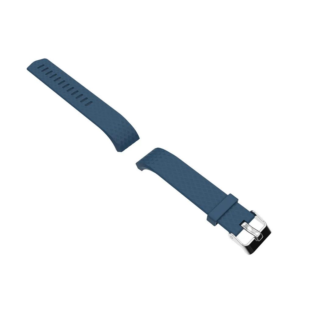 Силиконовый ремешок для Fitbit Charge 2, ремешок для умных часов, сменный ремешок для мужских Т-часов, 3D Модный женский мужской спортивный браслет 19Sep
