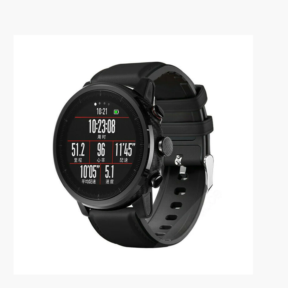 For Xiaomi Mi Watch Color High-End Strap 22mm Silicone + Genuine Leather Watchbands Sport Luxury Bracelet Replacement Watch Band