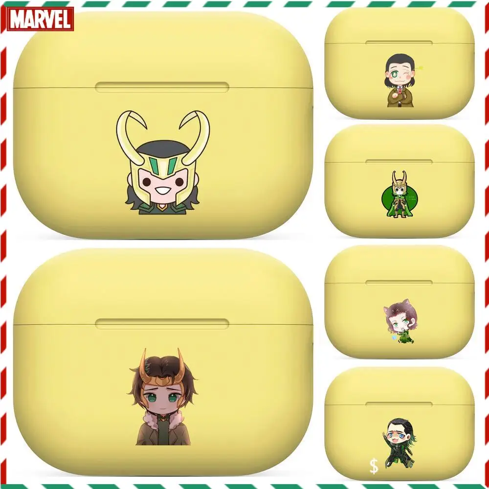 

Loki Laufeyson Marvel Silicone Case For AirPods Pro 3 2 1 Case Cover Coque Wireless Bluetooth Headphones Cover On AirPods Pro Fu